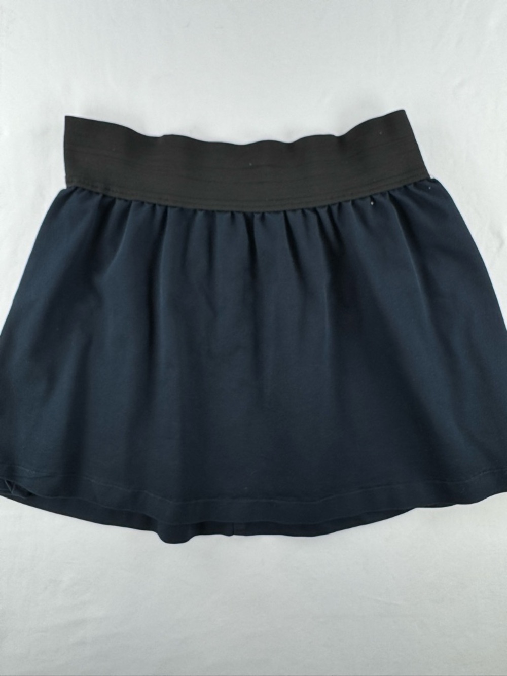 Y2K Miley Cyrus & Max Azria Navy Blue and Black Skater Skirt